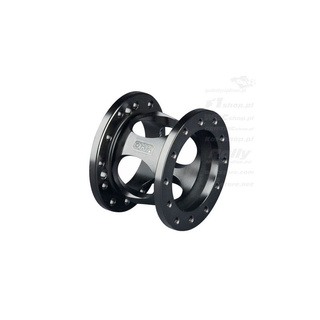 OMP Fixed 60mm Steering Wheel Spacer anodized aluminium - black