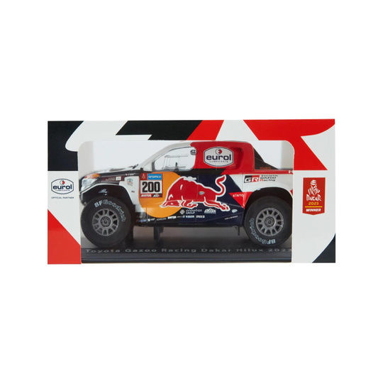 Toyota Gazoo Racing 1:24 Model Car Dakar Winner HILUX T1+