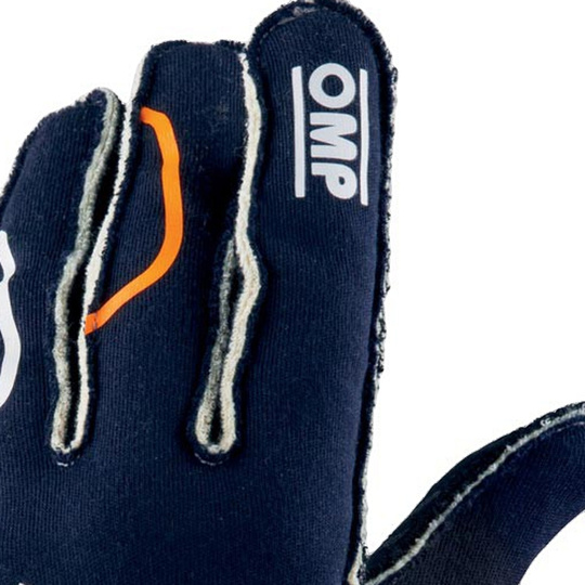 OMP One-S MY20 Racing Gloves Navy Blue (FIA)