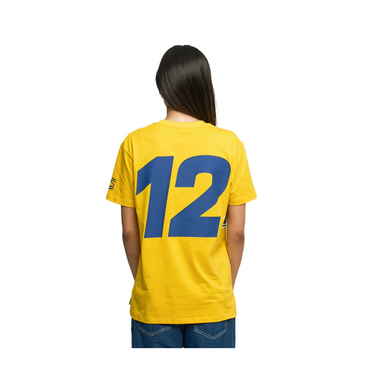 2025 Ayrton Senna F1 Mens Hashtag T-Shirt yellow