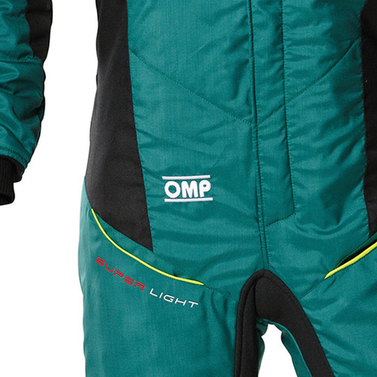 OMP Tecnica Superlight Race Suit Green (FIA)