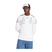 2025 Mercedes AMG F1 Mens Team Longsleeve T-shirt white