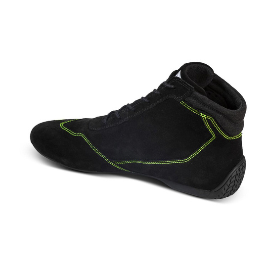 Sparco Slalom MY22 Racing Shoes Black/Green (FIA)