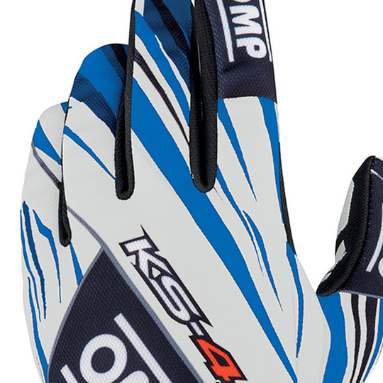 OMP KS-4 ART Racing Gloves White