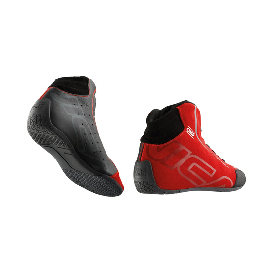 OMP Tecnica MY25 Racing Shoes Black/Red (FIA)
