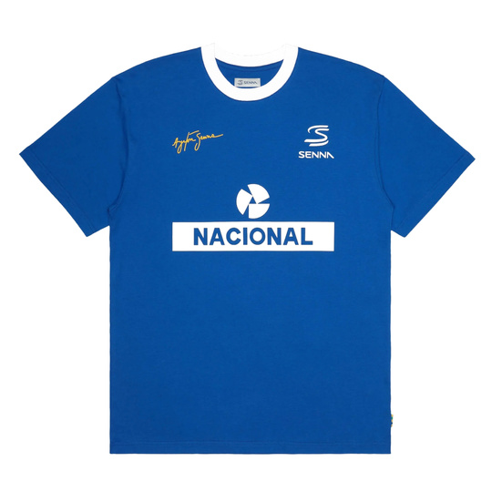 2026 Ayrton Senna Collection Ayrton Senna Nacional Ringer T-shirt