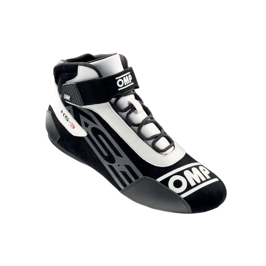 OMP KS-3 MY21 Karting Shoes Black/White