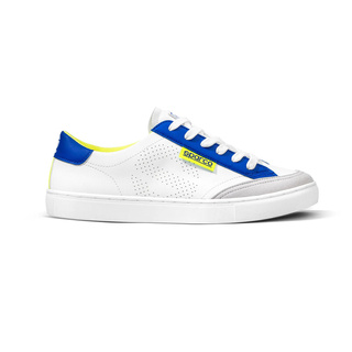 Sparco S-Time Shoes white-blue-yellow