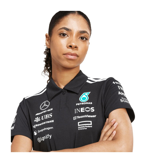 2025 Mercedes AMG F1 Ladies Team Polo shirt black