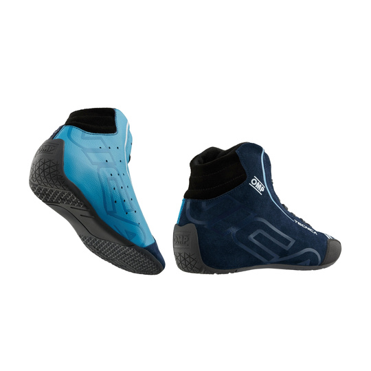 OMP Tecnica MY25 Racing Shoes Navy Blue (FIA)