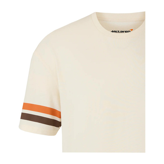 2025 McLaren F1 Mens Austin GP T-Shirt beige