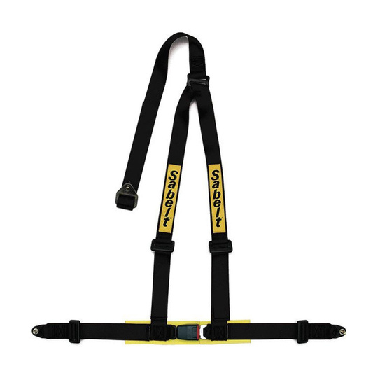Sabelt 2" 3-Point Harness Black (ECE) Bolt-On