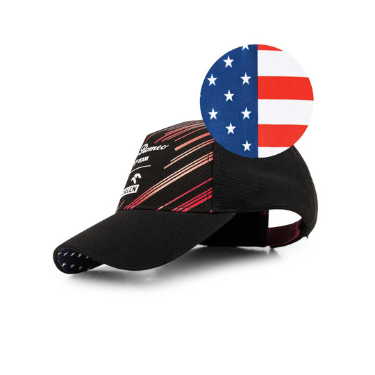Alfa Romeo Racing Mens USA Baseball Cap