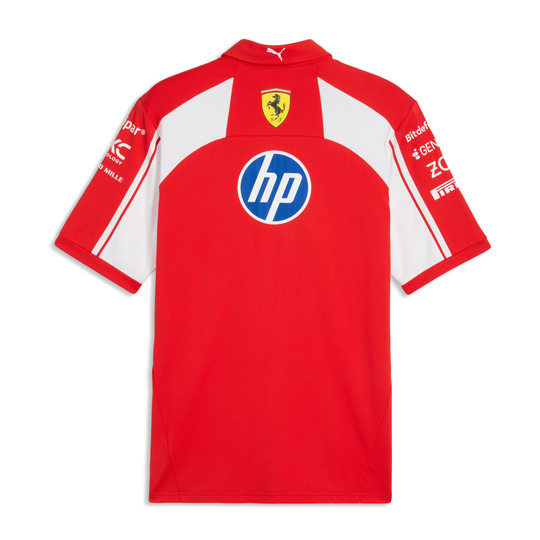 2026 Scuderia Ferrari F1 Mens Team Authentic Polo Shirt