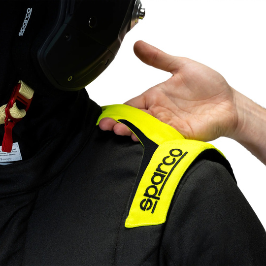 Sparco Sprint Advanced Race Suit Black/Yellow (FIA)