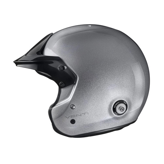 Stilo Venti TROPHY JET Hans Helmet silver (FIA-SNELL)