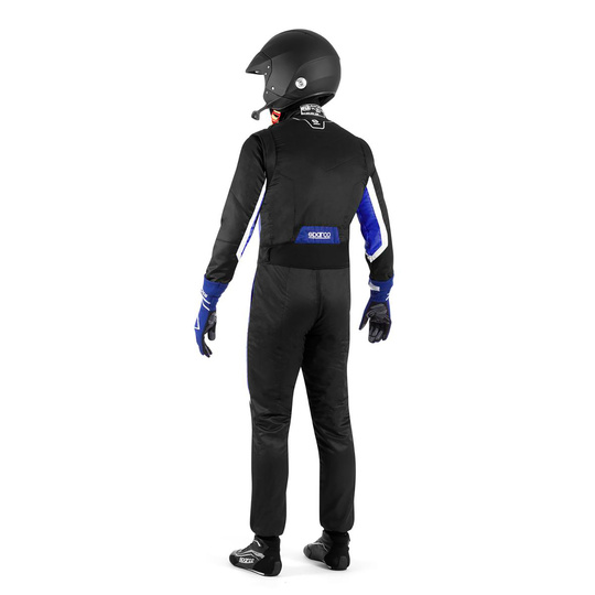 Sparco SPRINT PRO MY25 Race Suit Black-Blue (FIA)