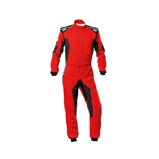 OMP TECNICA HYBRID Racing Suit red (FIA)