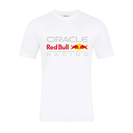  2025 Red Bull Racing Mens Front Logo t-shirt white 