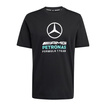 2026 Mercedes AMG F1 Mens Large Logo T-shirt black