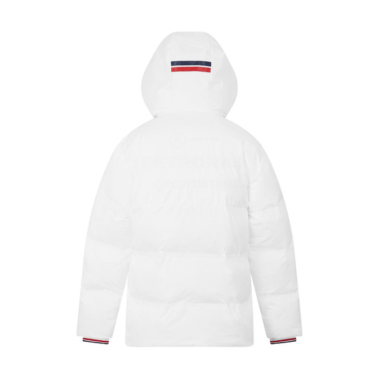 2024 Mercedes AMG F1 Team White Puffer Jacket