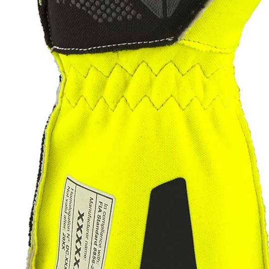 OMP KS-X 8877-2022 Racing Gloves Yellow (FIA)