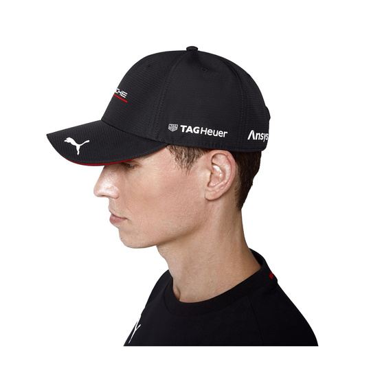 2026 Porsche Motorsport Men's Black Team Baseball Cap