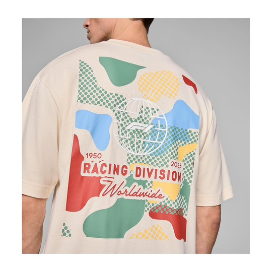 2025 Formula 1 Men's Camo Graphic Beige T-shirt