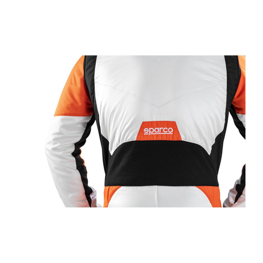 Sparco Competition MY22 Racing Suit white-orange (FIA)