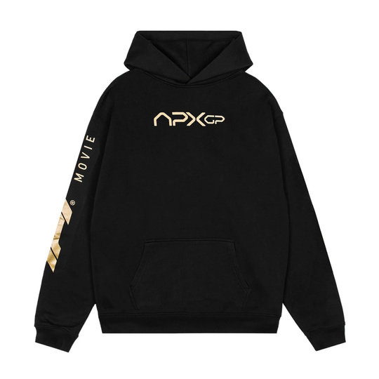 2025 Apex GP Mens Team Hooded Sweatshirt black