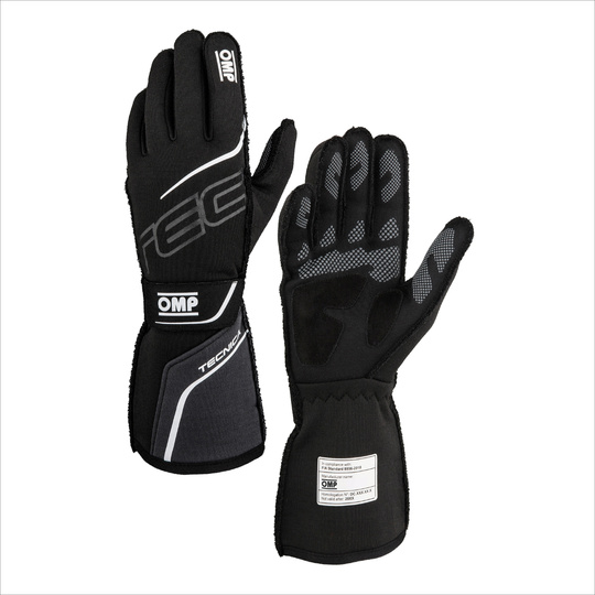 OMP Tecnica Racing Gloves Black (FIA)