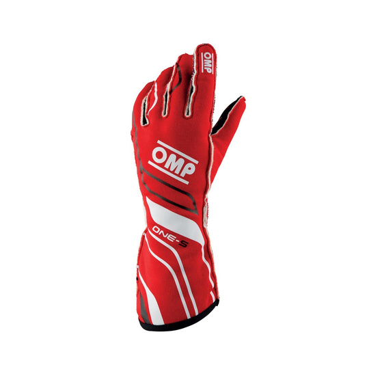OMP One-S MY20 Racing Gloves Red (FIA)