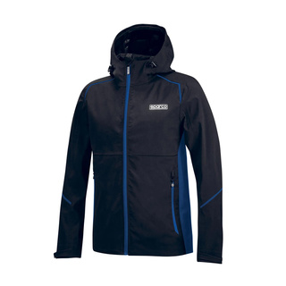  Sparco Mens SHELL jacket black-blue