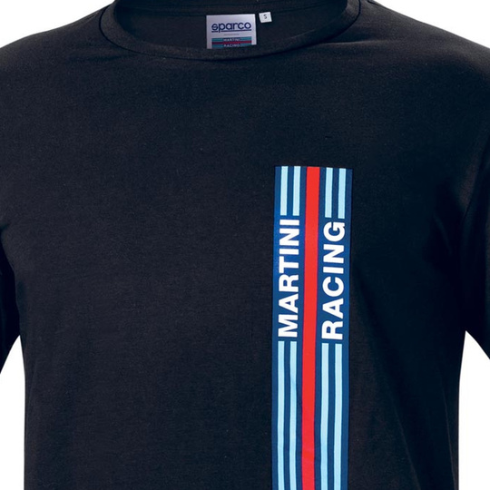 Sparco Stripes Martini Racing T-shirt Black