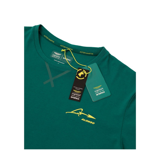 Aston Martin F1 Fernando Alonso Kids Kimoa T-shirt Green