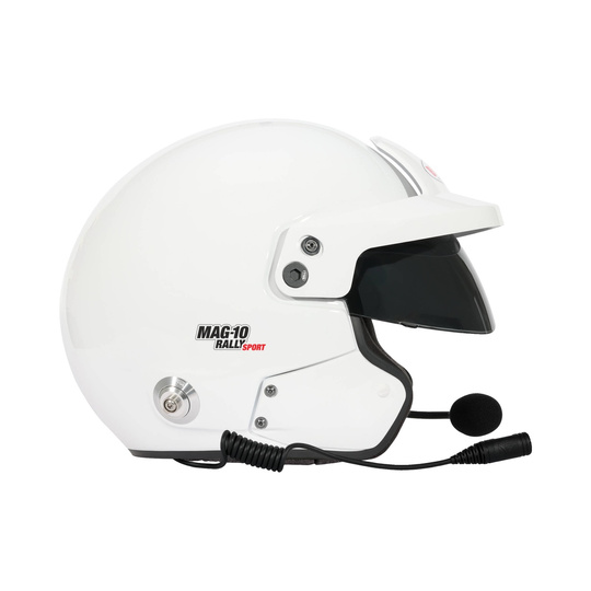 Bell MAG-10 Rally Sport Helmet White (FIA)