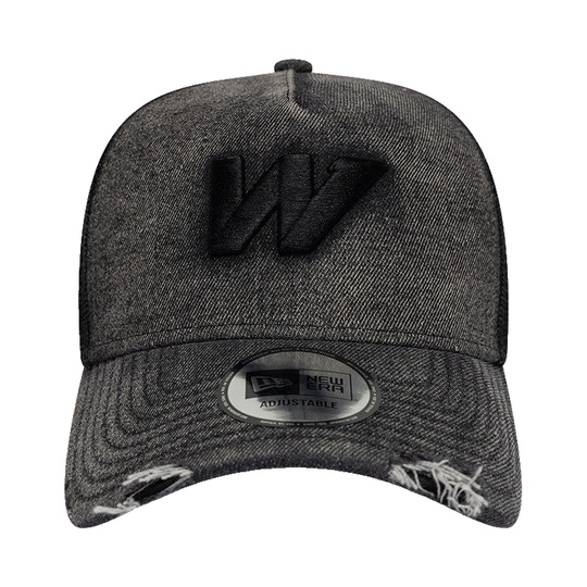 2026 Williams F1 New Wave Denim Trucker Hat Black