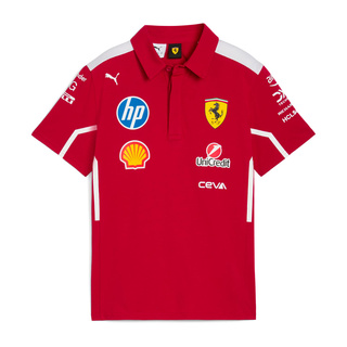 2025 Scuderia Ferrari F1 Men's Team Polo Shirt