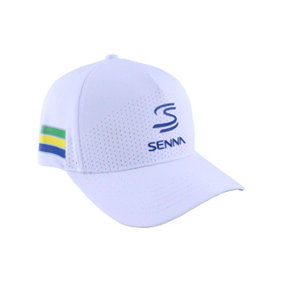 2025 Ayrton Senna Mens Leisure baseball cap white