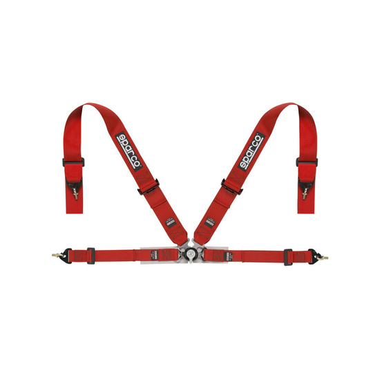 Sparco Sport H-4 Harness Red (FIA)