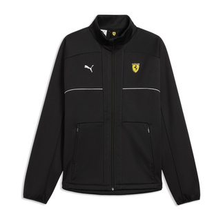 2026 Scuderia Ferrari F1 Mens Logo Softshell Jacket black