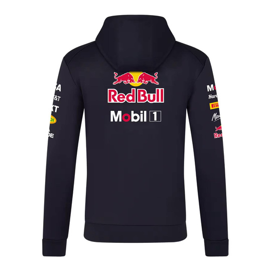 2026 Red Bull Racing Mens Zip Team Hooded Sweatshirt