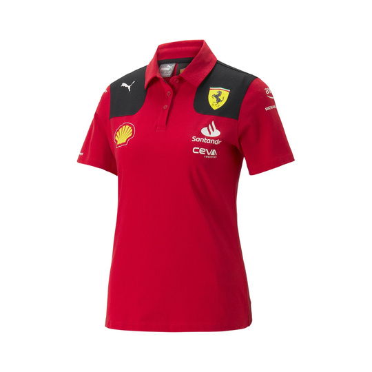  Ferrari F1 Ladies Team Polo Shirt red woman