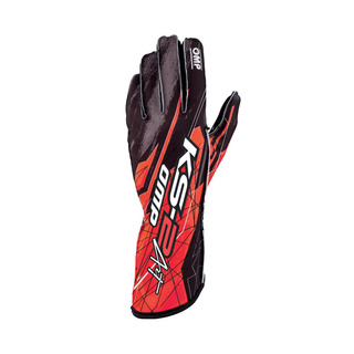 OMP KS-2 ART Karting Gloves Red