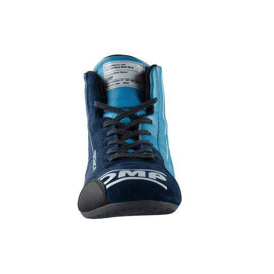 OMP Tecnica MY25 Racing Shoes Navy Blue (FIA)