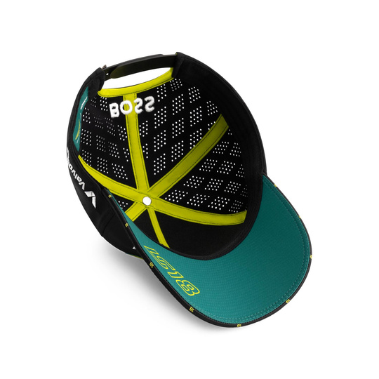 2025 Aston Martin F1 Mens Stroll Team Baseball Cap black