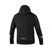 Sparco TECH Mens softshell jacket black-orange