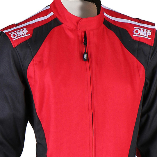 OMP KS-3X Karting Suit Black/Red (FIA)