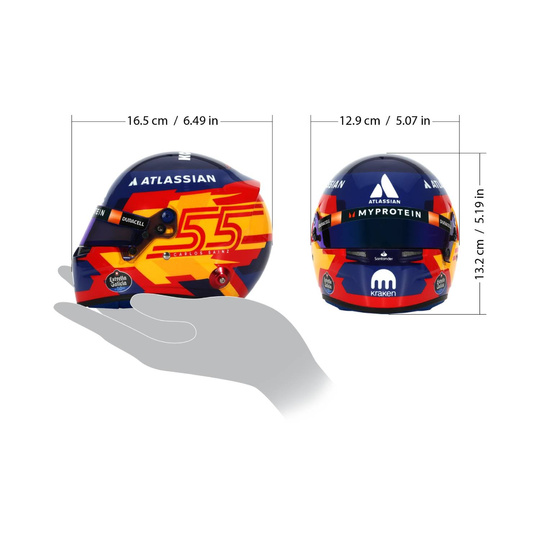 2025 Williams Racing 1:2 Carlos Sainz helmet