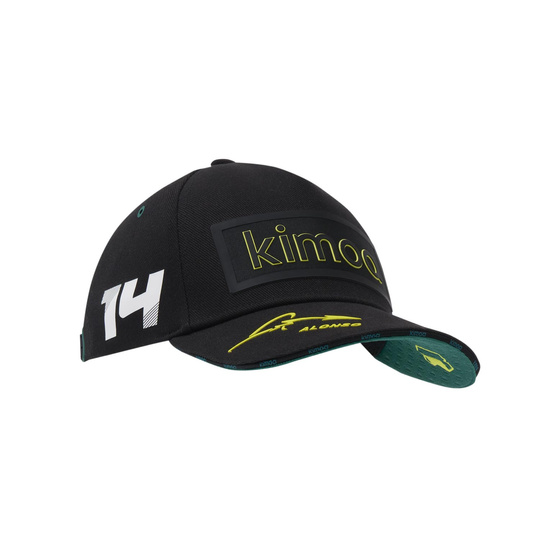 2024 Aston Martin F1 Mens Alonso Kimoa Patch Cap black